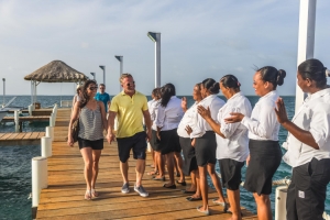 People in Turneffe Island Resort 